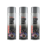 3X Promatic Stonechip Grey Spray Paint 500ml Spray Paint